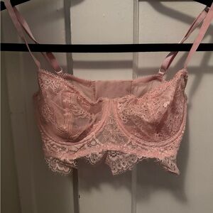 Victoria's Secret Pink Lace Underwire Bra